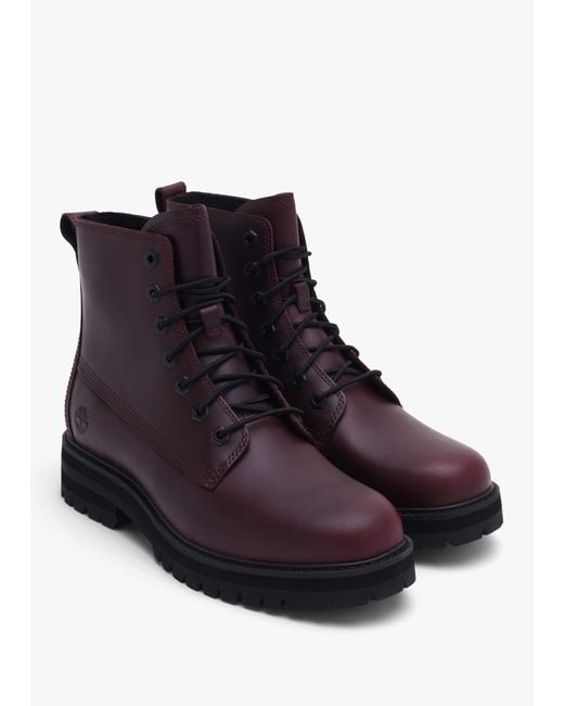 Timberland Purple Britton Drive Ankle Boots
