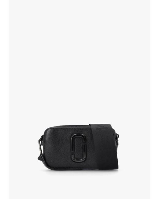 Marc Jacobs The Snapshot Dtm Black Leather Camera Bag