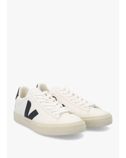 Veja White Campo Chromefree Leather Extra Trainers