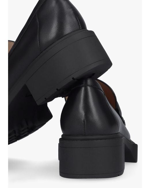 COACH Black Leah Chunky Loafers