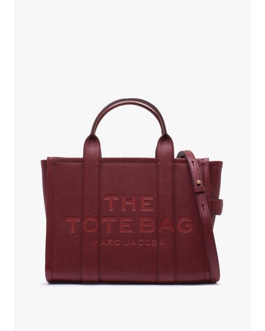 Marc Jacobs Purple The Leather Medium Cherry Tote Bag