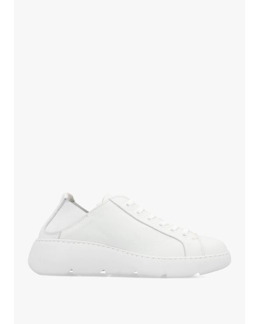 Fly London White Joof Elastic Back Trainers