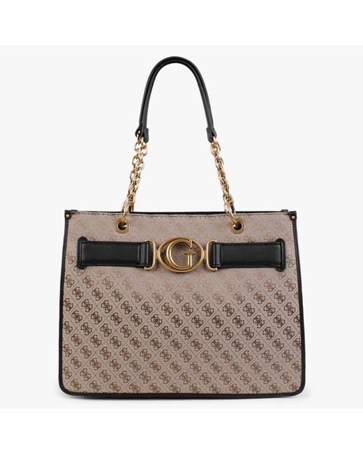 guess signature tote