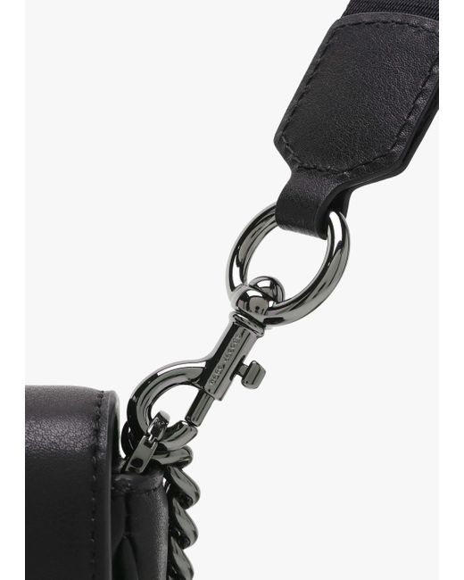 Marc Jacobs The J Marc Mini Black Gunmetal Leather Shoulder Bag
