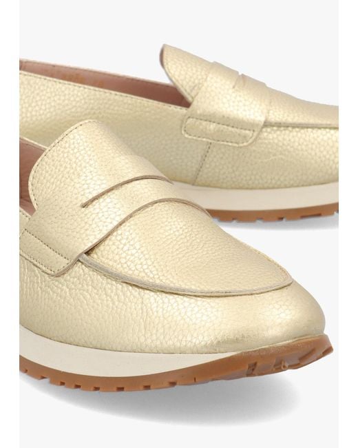 Wonders Natural Towanda Platino Leather Loafers