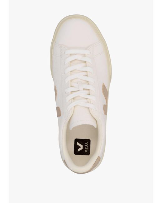 Veja Women's Campo Chromefree Leather Extra White Platine Trainers