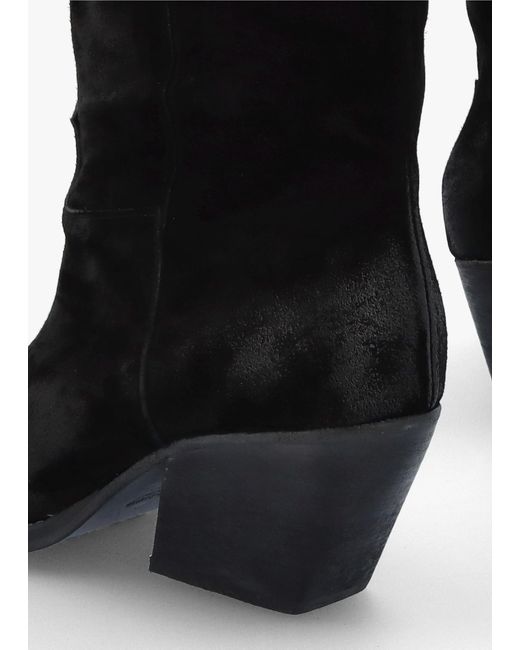 Daniel Blue Genesis Black Leather Western Calf Boots