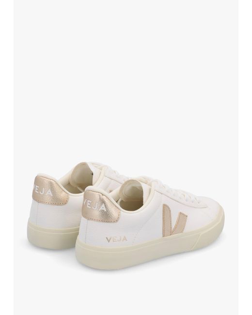 Veja Women's Campo Chromefree Leather Extra White Platine Trainers