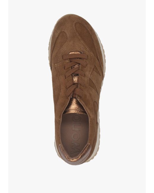 Wonders Brown A-4811 Sporty Trainers
