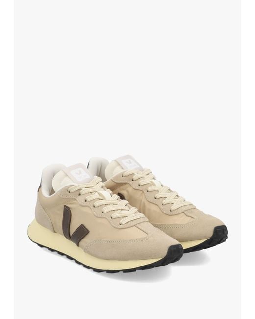 Veja Natural Rio Branco Ii Lite Nolyn Almond Sahara Eagle Trainers