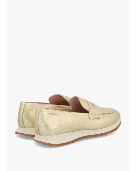 Wonders Natural Towanda Platino Leather Loafers