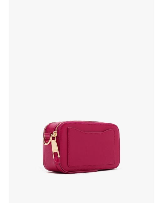 Marc Jacobs Red The Utility Snapshot Lipstick Pink Leather Camera Bag