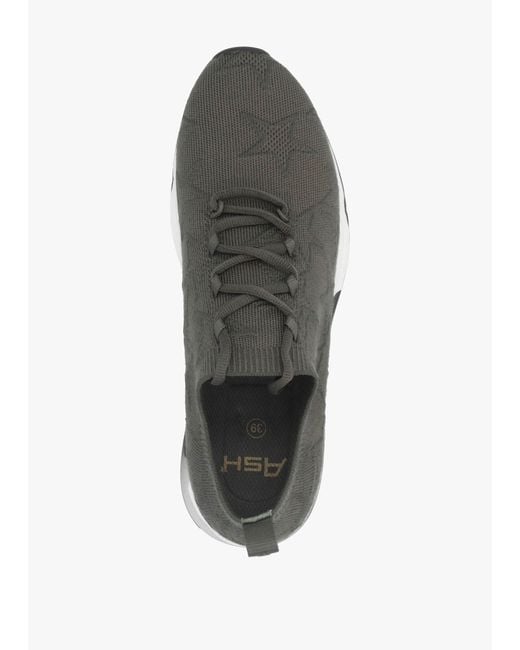 Ash Multicolor Lucky Star Military Aviator Knitted Trainers