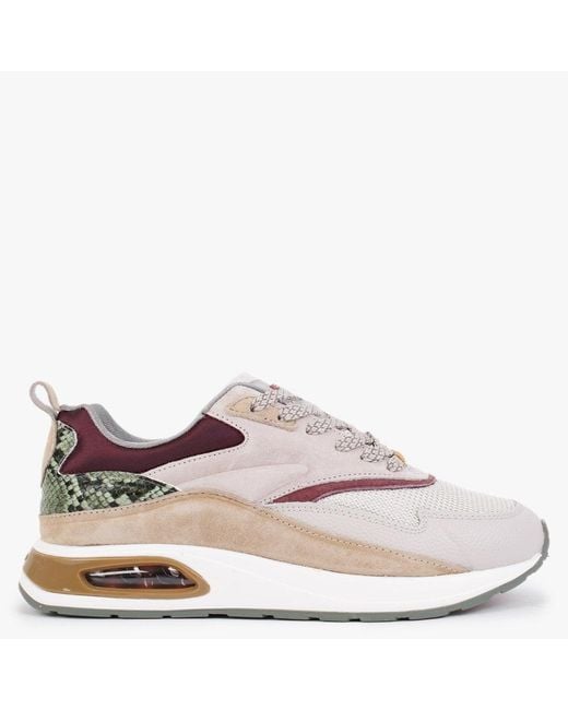 HOFF Pink Skyline Notre Dame Multicoloured Leather Trainers