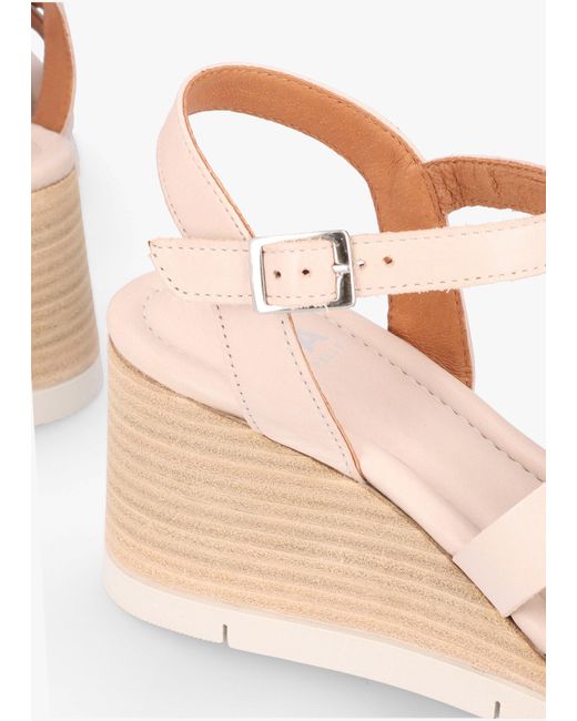 Moda In Pelle Natural Pedie Off Wedge Sandals