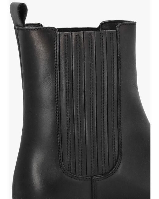 Alpe Alpie Black Leather Crepe Sole Chelsea Boots