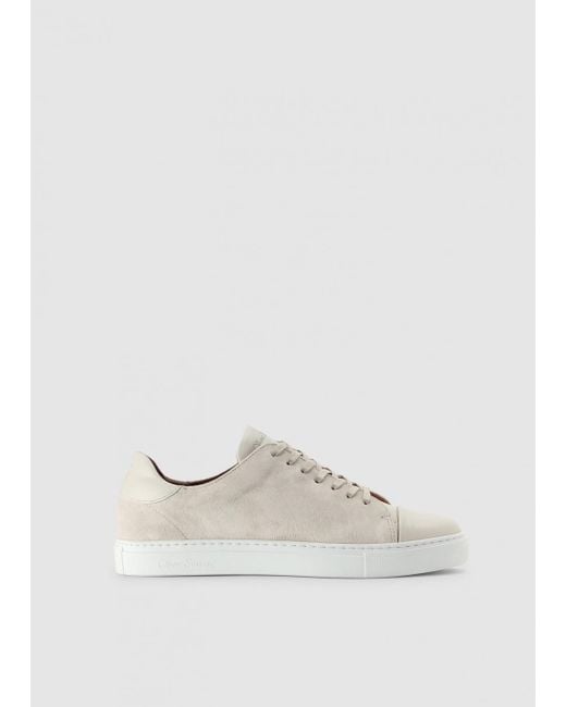 Oliver Sweeney Ossos Suede Trainers In Off White | Lyst