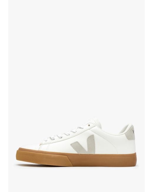 Veja White Natural Campo Low Top Unisex Sneakers