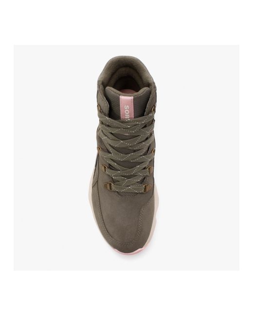 Sorel Kinetictm Impact Conquest Stone Green Chalk Waterproof Sneaker Boots  | Lyst UK