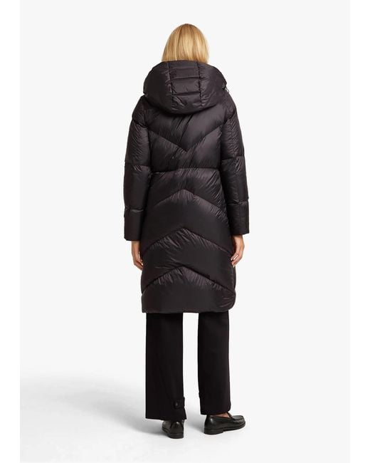 Beaumont Organic Noel Black Longline Puffa Coat