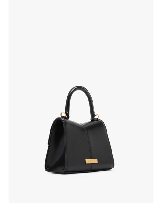 Marc Jacobs The St. Marc Mini Top Handle Black Leather Bag