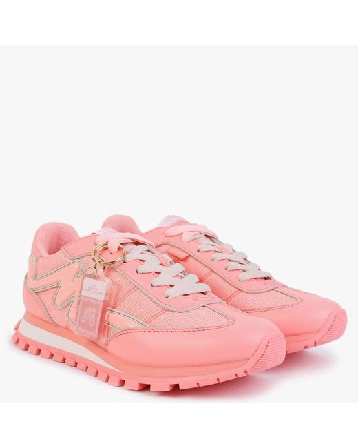 pink and white marc jacobs shoes
