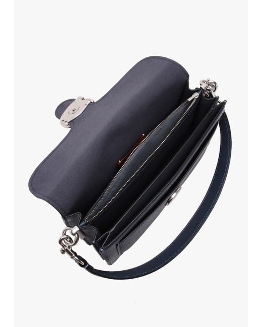 COACH Blue Tabby 26 Denim Leather Shoulder Bag