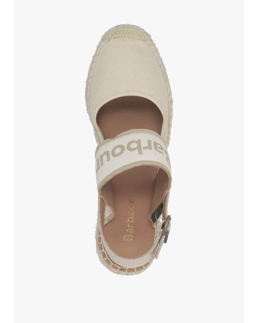 Barbour Natural Lyndhurst Wedge Espadrilles