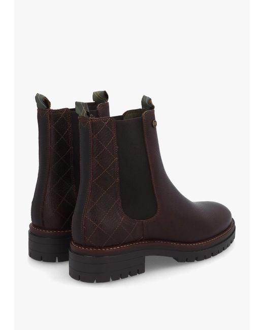 Barbour Brown Evie Chelsea Boots