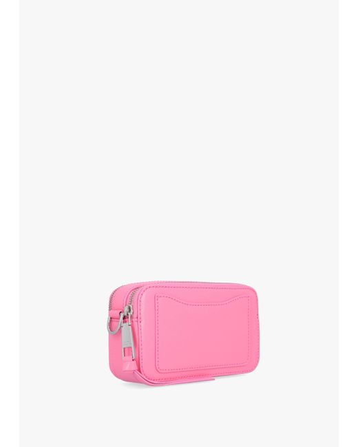 Marc Jacobs The Snapshot Petal Pink Leather Camera Bag
