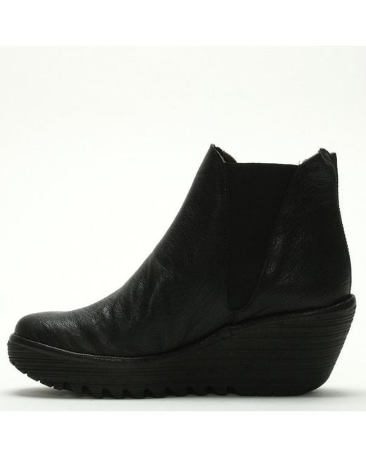 fly london wedge ankle boots