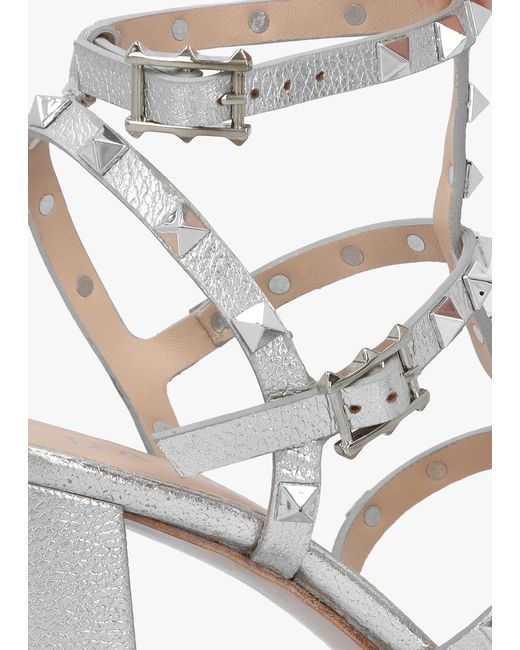 Daniel White Pitter Studded Block Heeled Sandals