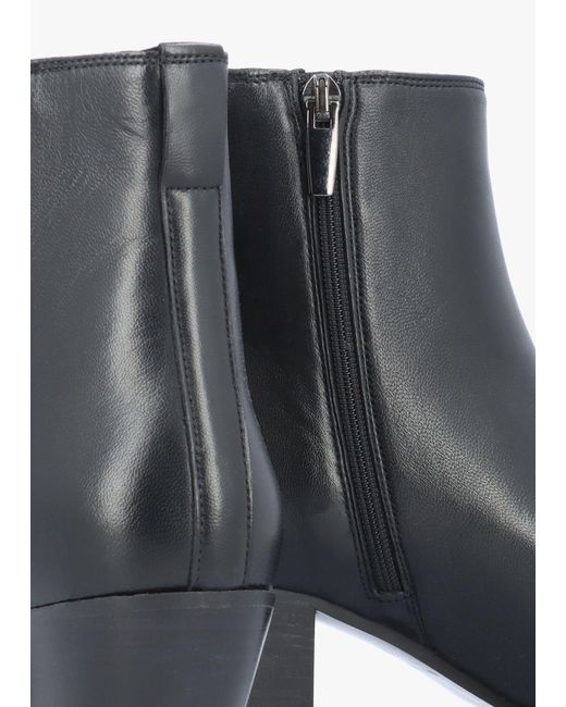 Evaluna Gray Maggie Westen Stack Heel Ankle Boots