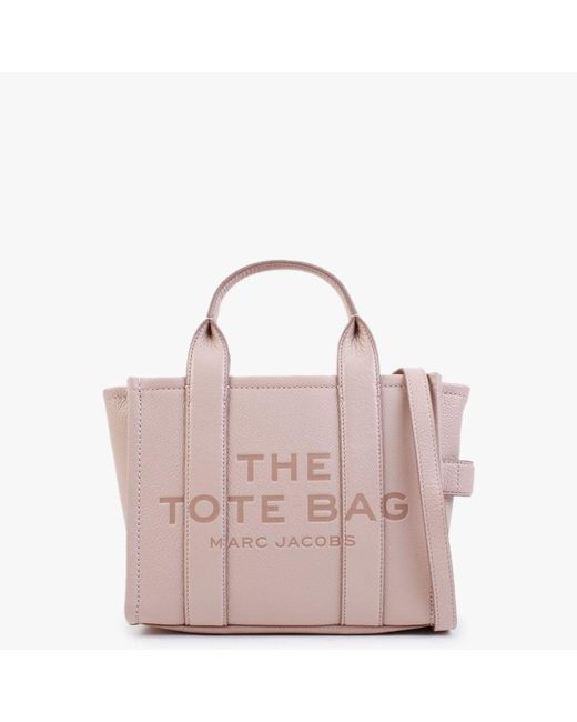Marc Jacobs The Leather Mini Rose Dust Tote Bag in Pink Lyst UK