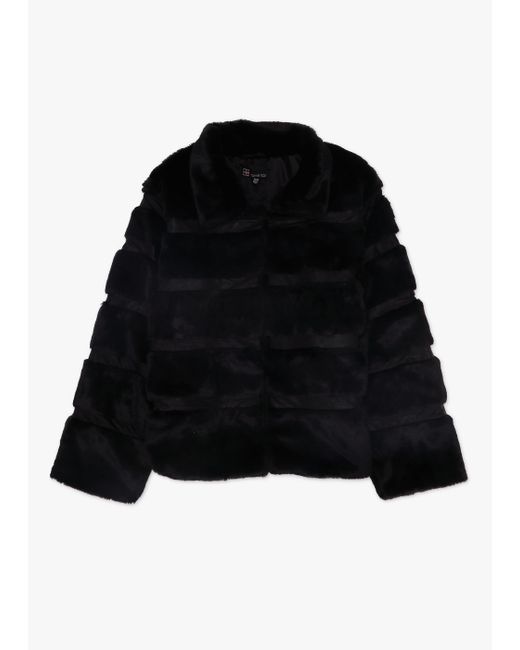 Carre Noir Black Fur Jacket