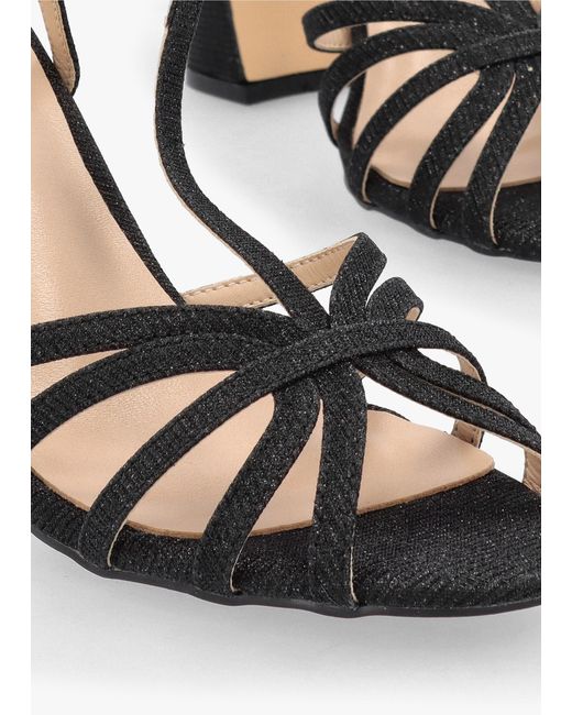 Daniel Multicolor Iceline Metallic T Bar Block Heel Sandals