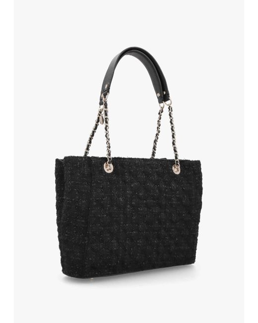 Guess chain tote bag deals
