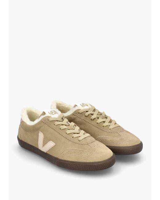 Veja White Volley Fured Dune Platine Eagle Trainers