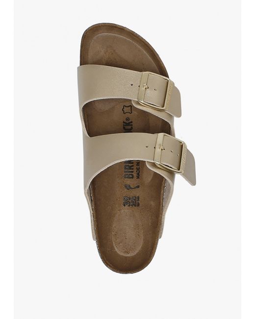 Birkenstock White Arizona Birko-Flor Two Bar Mules