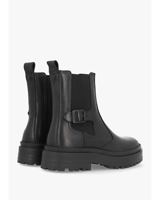 Barbour Black Milla Chunky Chelsea Boots
