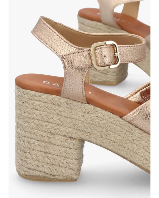Daniel Natural Jelly Rose Cross Strap Jute Block Heel Sandals