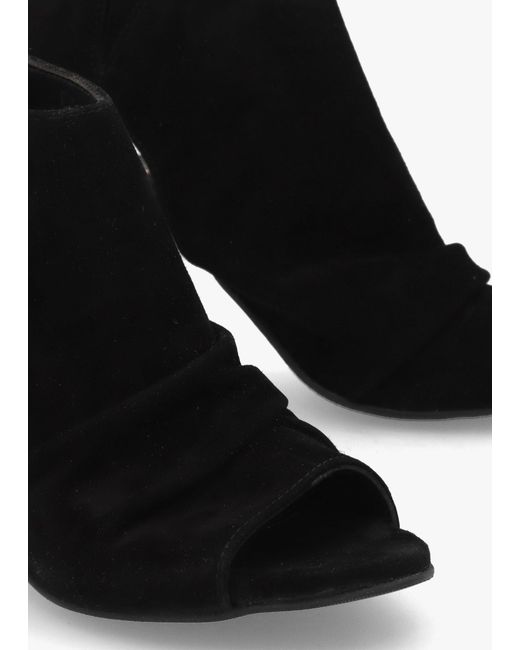Daniel Black Moochy Ruched Block Heel Sandals