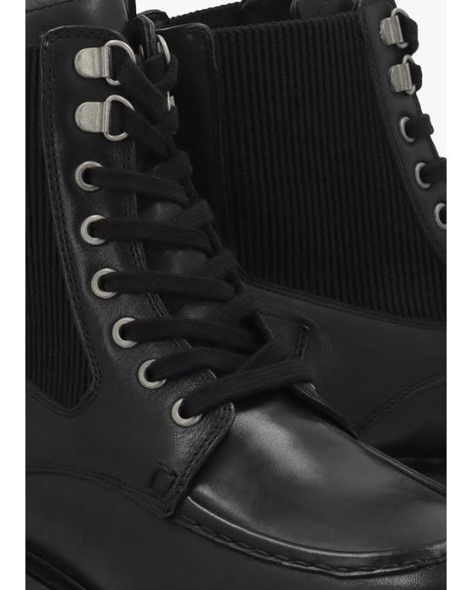 Barbour Black Leonie Lace Up Ankle Boots