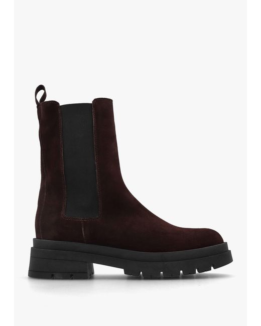 Daniel Black High Shalt Chunky Chelsea Boots
