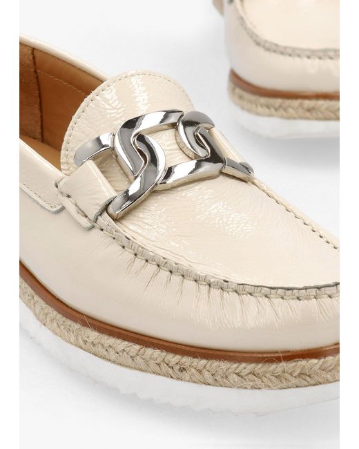 Daniel Natural Peonie Beige Patent Leather Loafers
