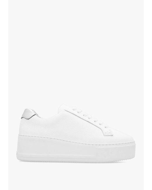 Russell & Bromley White Park Cord Flatform Trainers