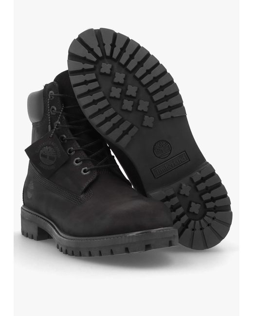Timberland Black Premium 6 Inch Waterproof Boots