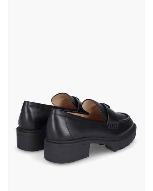 COACH Black Leah Chunky Loafers