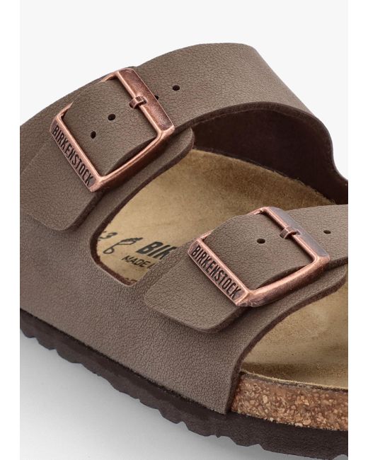 Birkenstock Brown Men's Arizona Birko-flor Mocca Two Bar Mules for men