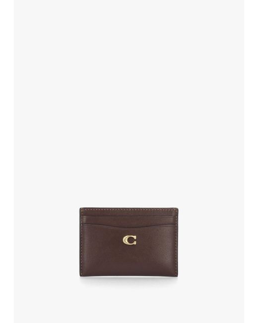 COACH Multicolor Essentials Maple Leather Card Case